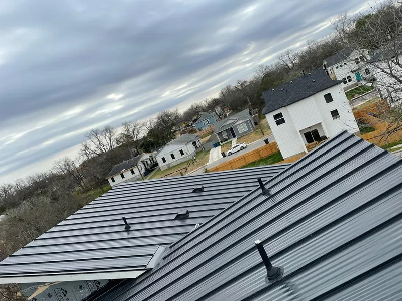 Standing seam metal roof panels with vents for Skylight Repair in Bridgeport
